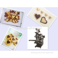 Multi-function heart shaped filled cookie making machine